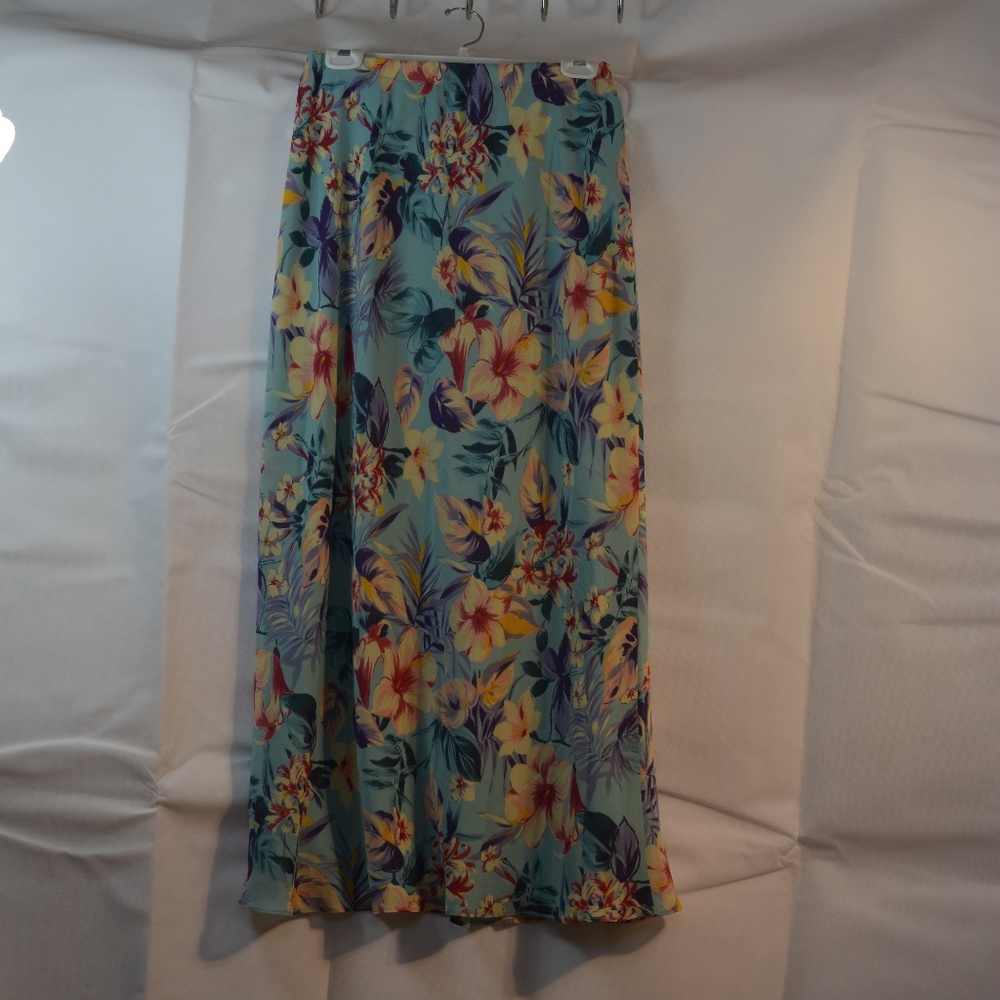 Coldwater Creek Blue Flowers SZ XL NWOT #B37